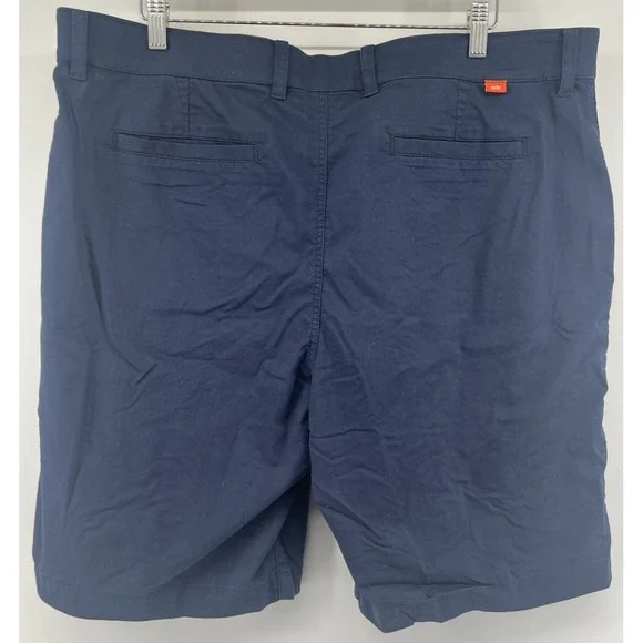 Nike Dri Fit Shorts 40 Chino Style Bermuda Tagged 40 Meas 42 9.5L Blue Lt Fading - Picture 2 of 4